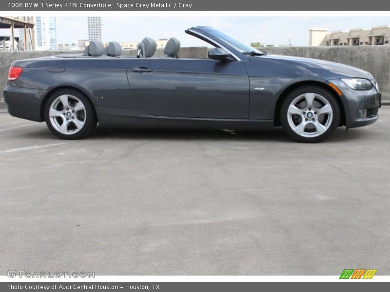 Space Grey Metallic / Gray 2008 BMW 3 Series 328i Convertible