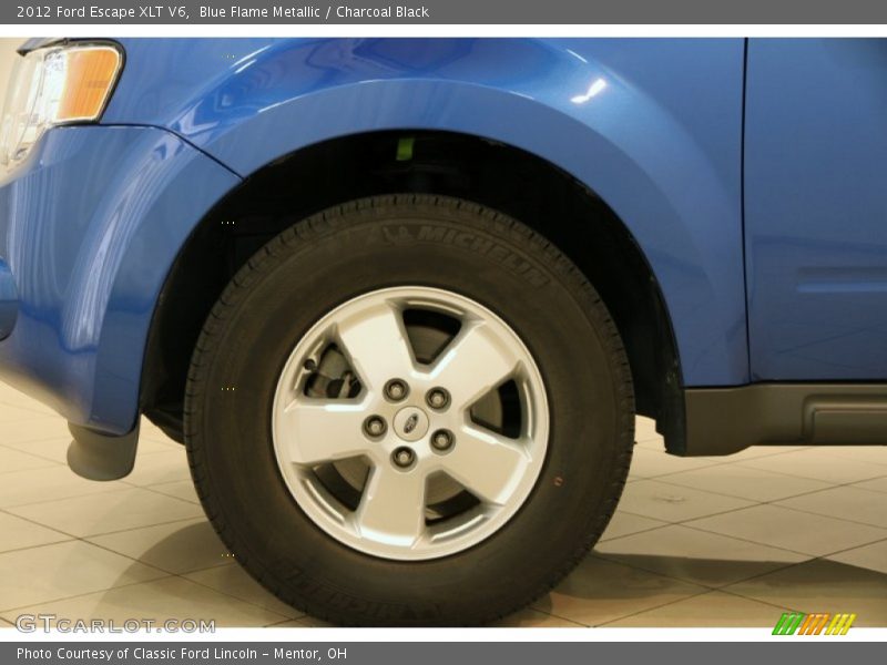 Blue Flame Metallic / Charcoal Black 2012 Ford Escape XLT V6