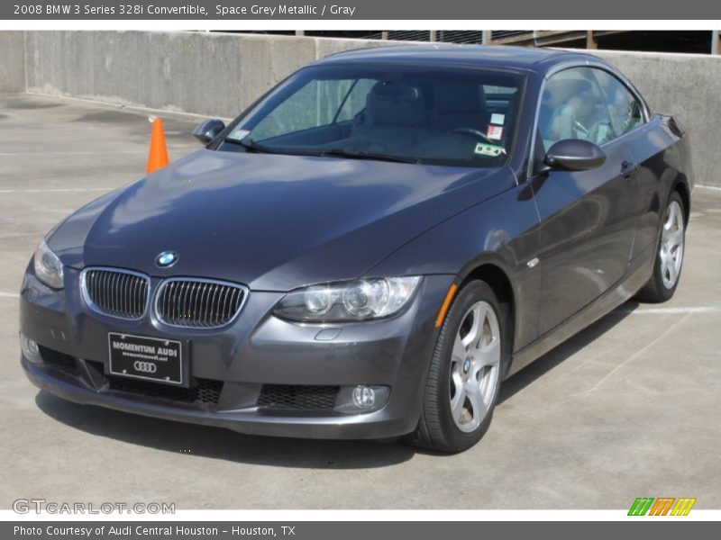 Space Grey Metallic / Gray 2008 BMW 3 Series 328i Convertible