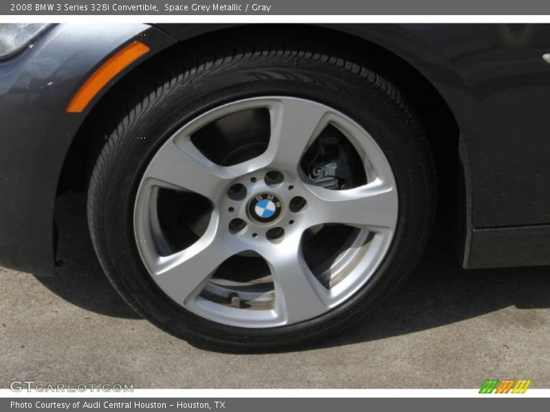 Space Grey Metallic / Gray 2008 BMW 3 Series 328i Convertible