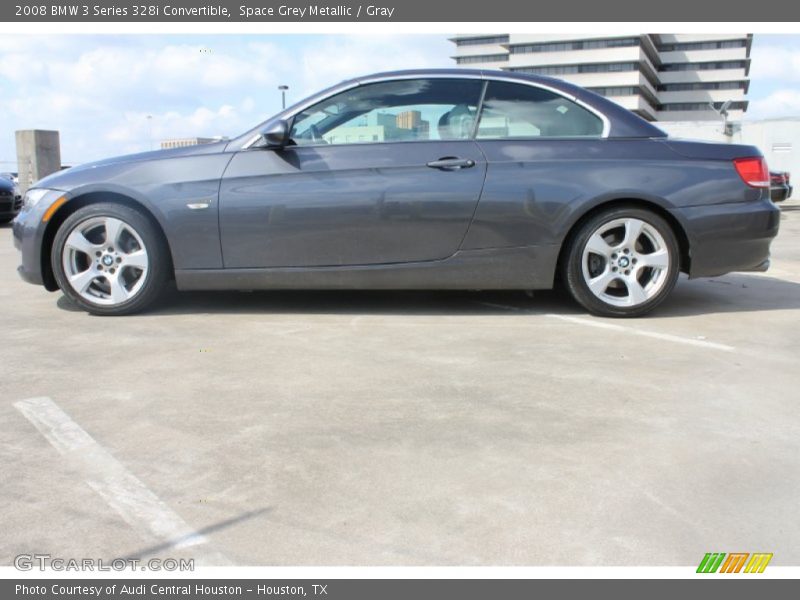 Space Grey Metallic / Gray 2008 BMW 3 Series 328i Convertible