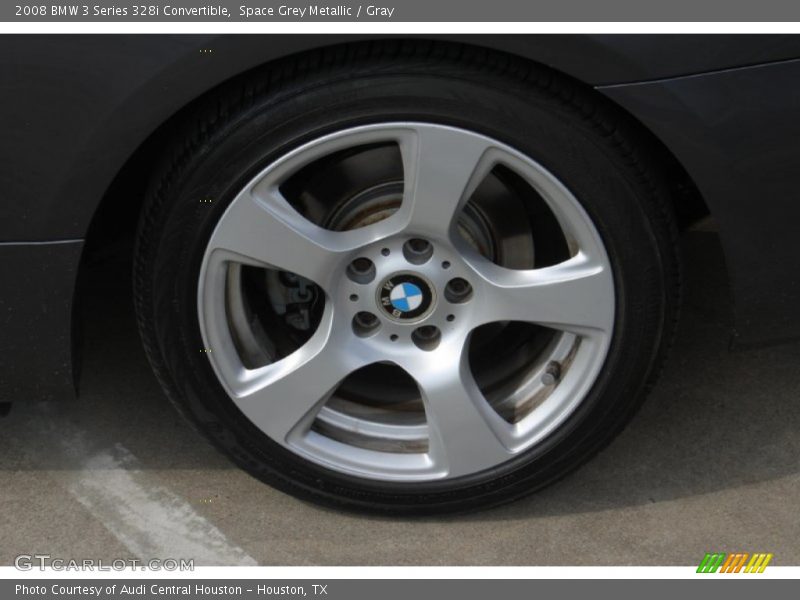 Space Grey Metallic / Gray 2008 BMW 3 Series 328i Convertible