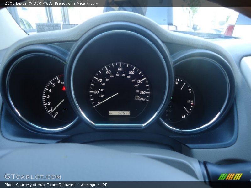 Brandywine Mica / Ivory 2008 Lexus RX 350 AWD