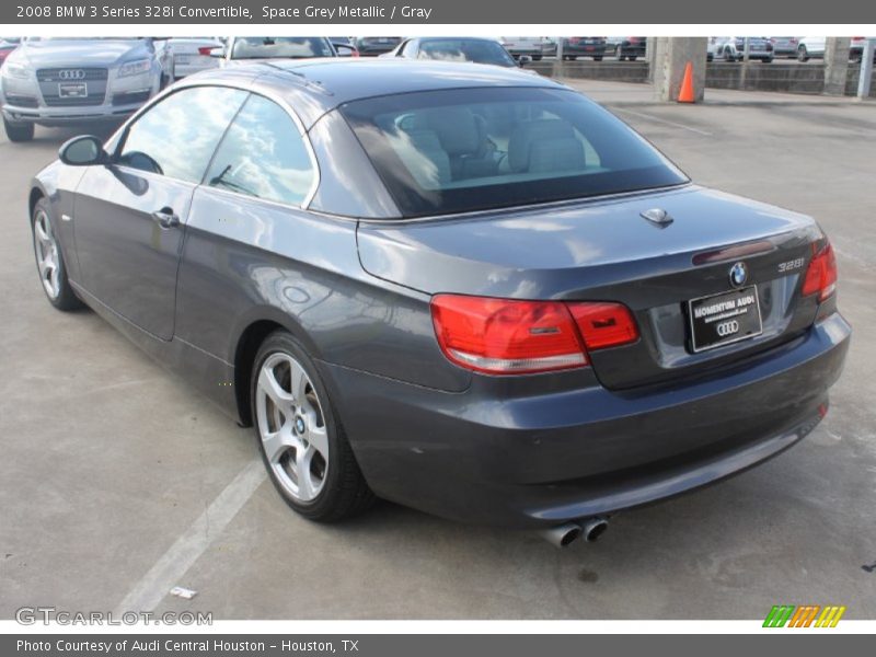 Space Grey Metallic / Gray 2008 BMW 3 Series 328i Convertible