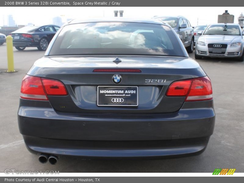 Space Grey Metallic / Gray 2008 BMW 3 Series 328i Convertible
