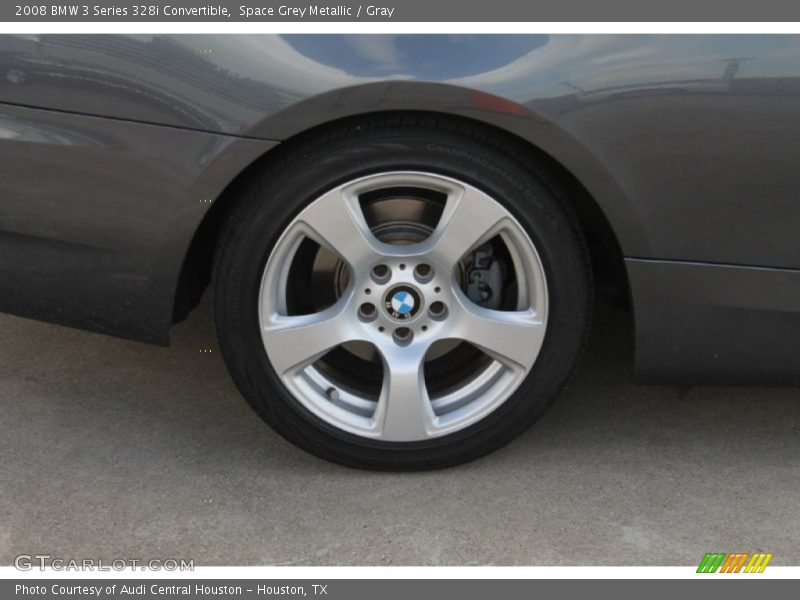 Space Grey Metallic / Gray 2008 BMW 3 Series 328i Convertible