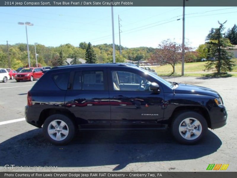 True Blue Pearl / Dark Slate Gray/Light Pebble 2014 Jeep Compass Sport