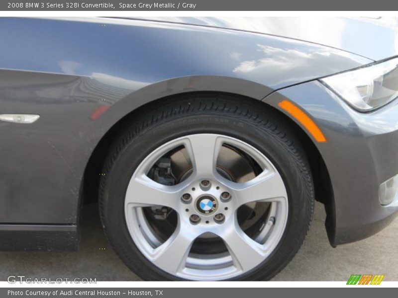 Space Grey Metallic / Gray 2008 BMW 3 Series 328i Convertible