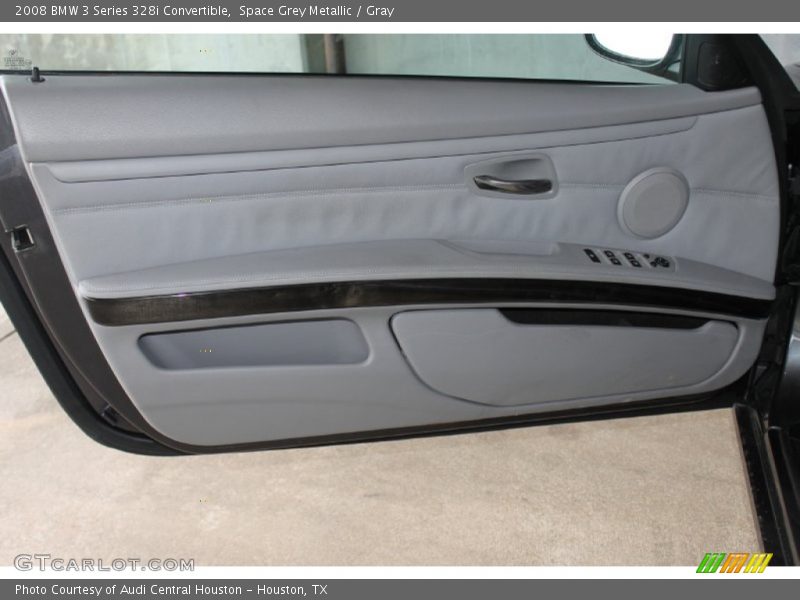 Space Grey Metallic / Gray 2008 BMW 3 Series 328i Convertible
