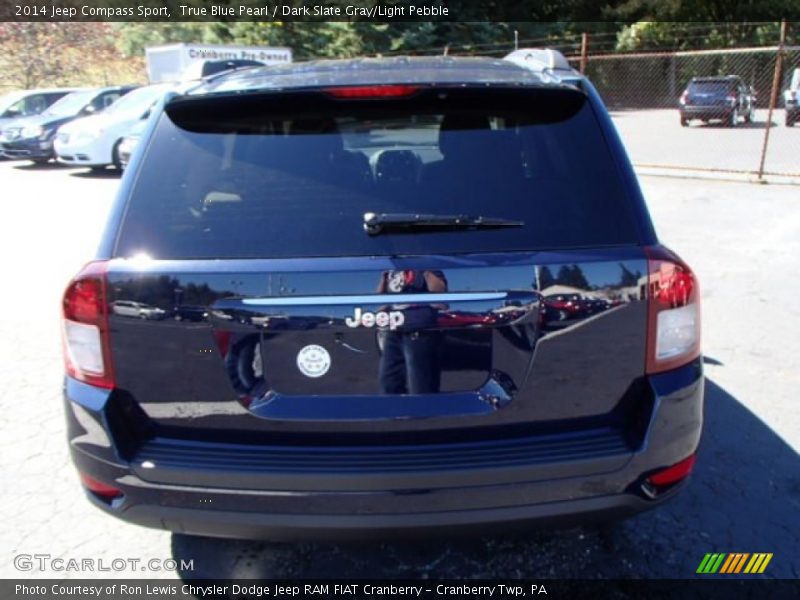 True Blue Pearl / Dark Slate Gray/Light Pebble 2014 Jeep Compass Sport