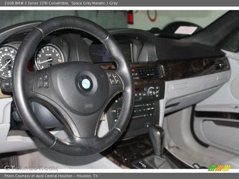 Space Grey Metallic / Gray 2008 BMW 3 Series 328i Convertible
