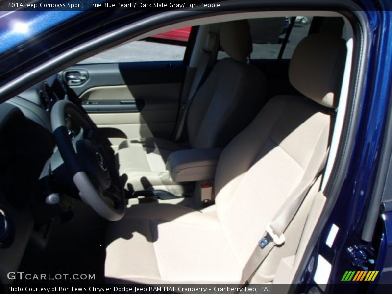 True Blue Pearl / Dark Slate Gray/Light Pebble 2014 Jeep Compass Sport
