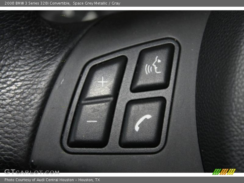 Space Grey Metallic / Gray 2008 BMW 3 Series 328i Convertible