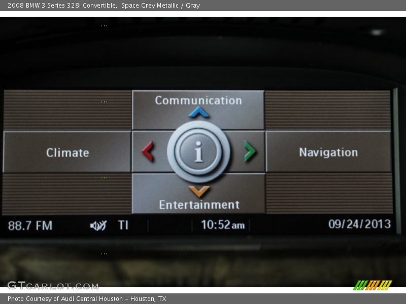 Space Grey Metallic / Gray 2008 BMW 3 Series 328i Convertible