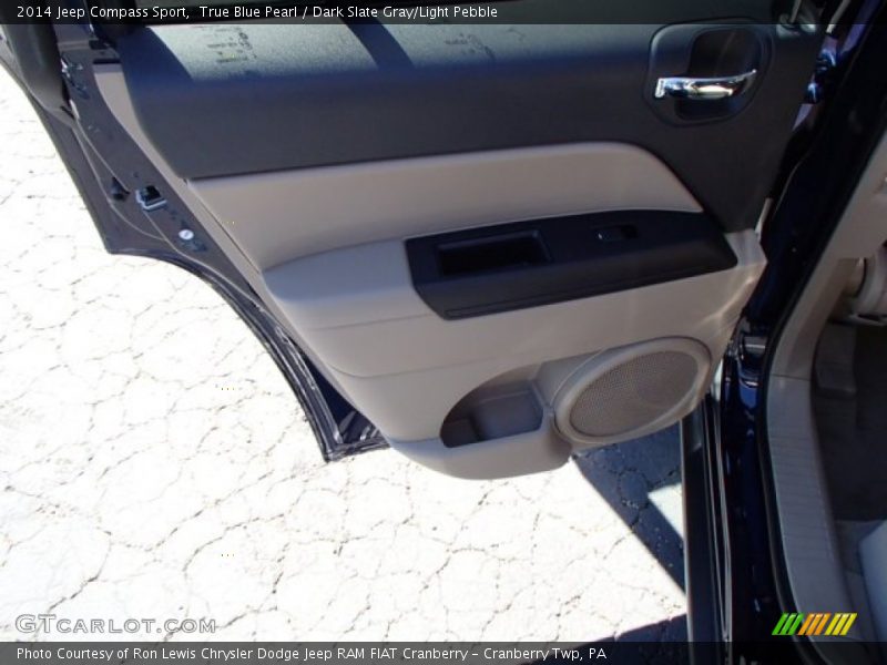 True Blue Pearl / Dark Slate Gray/Light Pebble 2014 Jeep Compass Sport