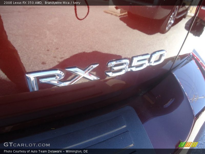 Brandywine Mica / Ivory 2008 Lexus RX 350 AWD