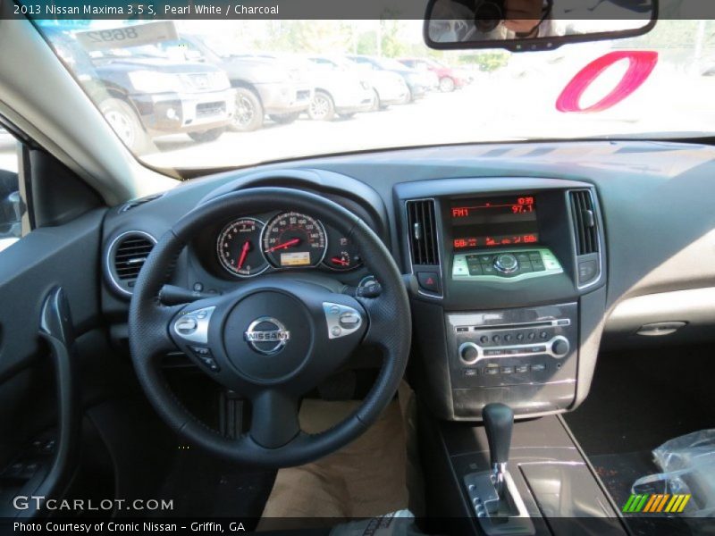 Pearl White / Charcoal 2013 Nissan Maxima 3.5 S