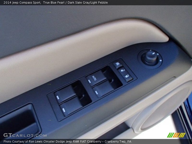 True Blue Pearl / Dark Slate Gray/Light Pebble 2014 Jeep Compass Sport