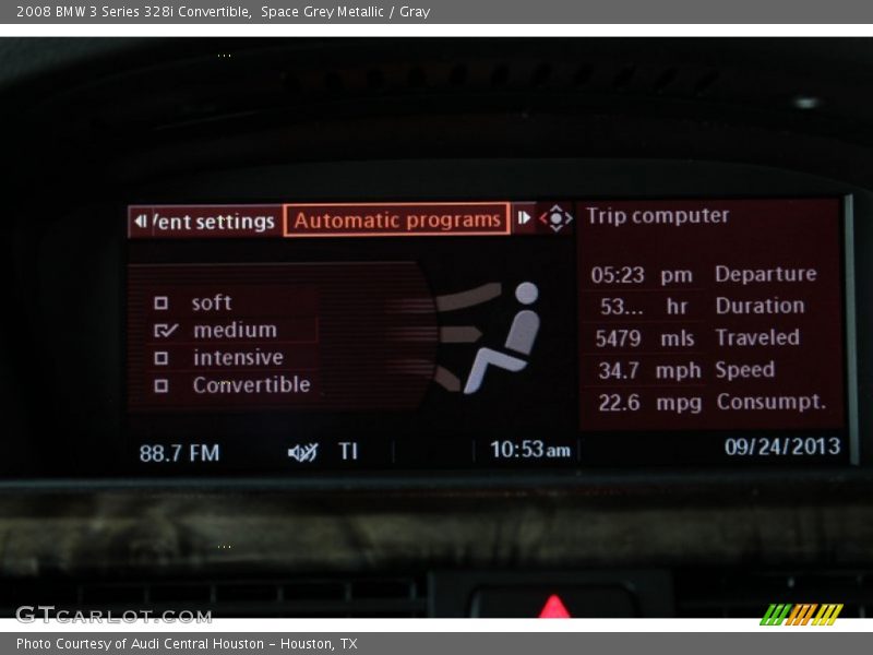 Space Grey Metallic / Gray 2008 BMW 3 Series 328i Convertible