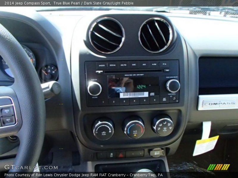 True Blue Pearl / Dark Slate Gray/Light Pebble 2014 Jeep Compass Sport