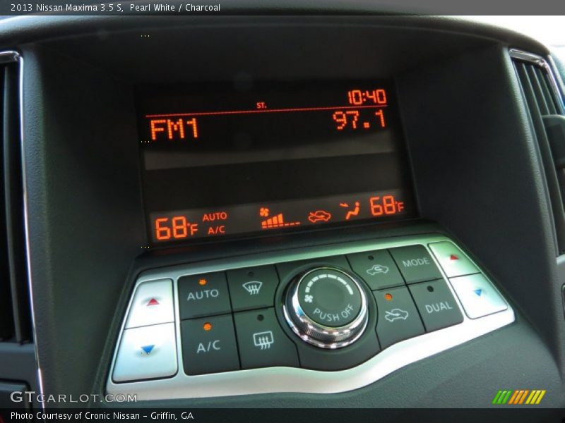 Pearl White / Charcoal 2013 Nissan Maxima 3.5 S