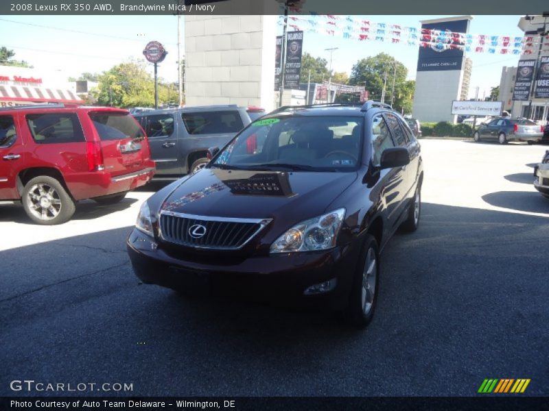 Brandywine Mica / Ivory 2008 Lexus RX 350 AWD