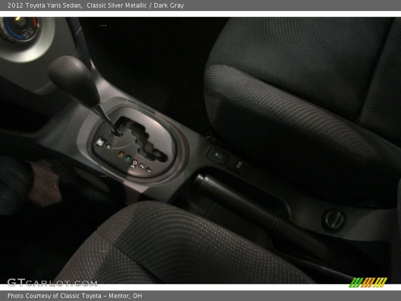 Classic Silver Metallic / Dark Gray 2012 Toyota Yaris Sedan