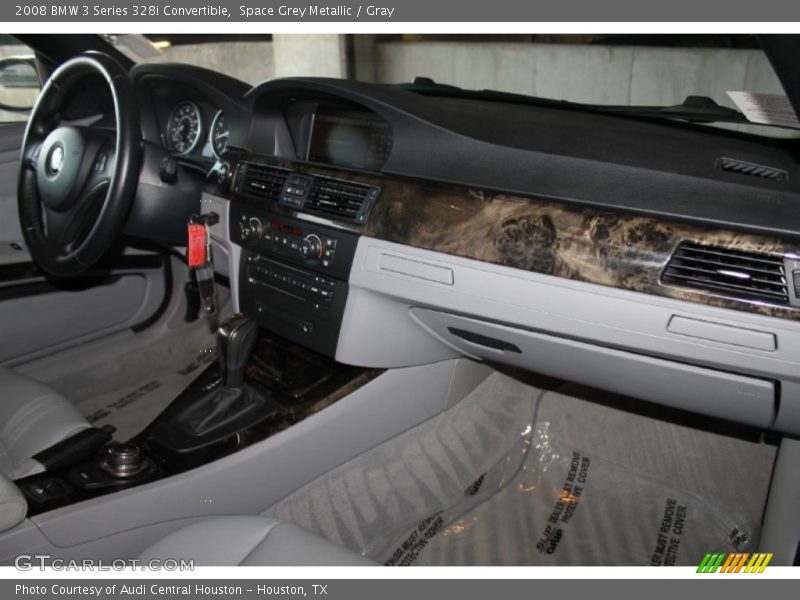Space Grey Metallic / Gray 2008 BMW 3 Series 328i Convertible