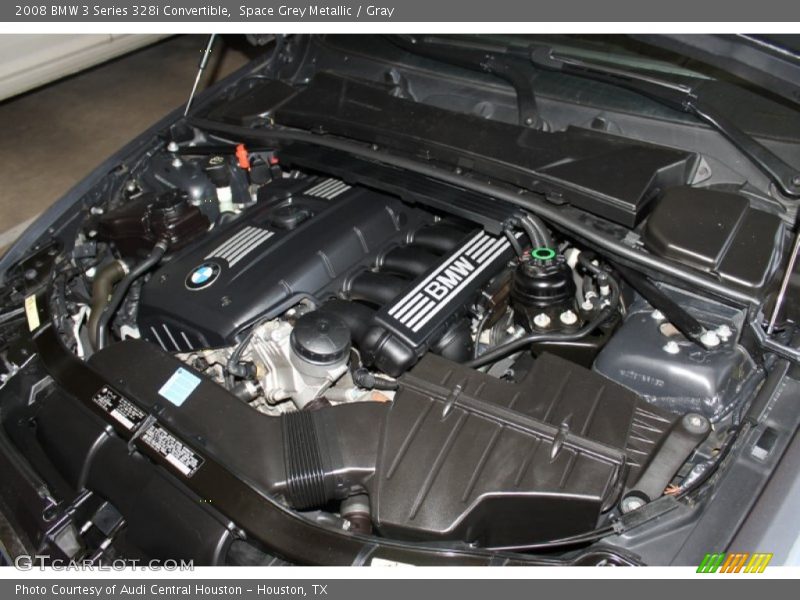 Space Grey Metallic / Gray 2008 BMW 3 Series 328i Convertible