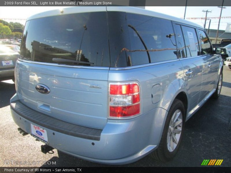Light Ice Blue Metallic / Medium Light Stone 2009 Ford Flex SEL
