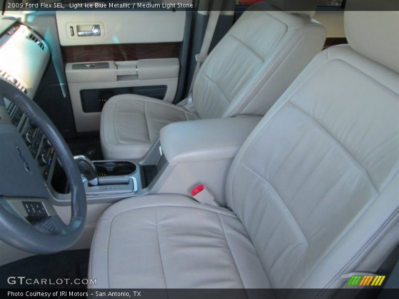 Light Ice Blue Metallic / Medium Light Stone 2009 Ford Flex SEL