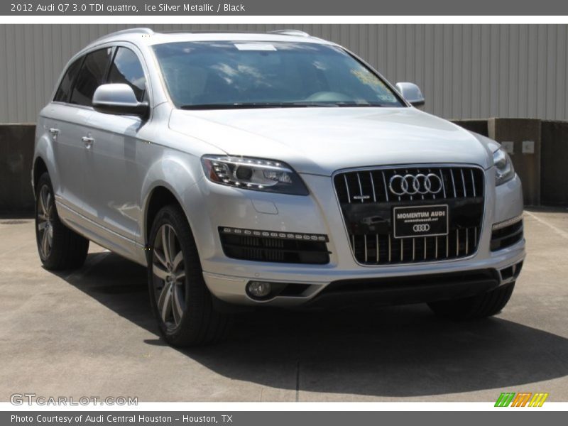 Ice Silver Metallic / Black 2012 Audi Q7 3.0 TDI quattro