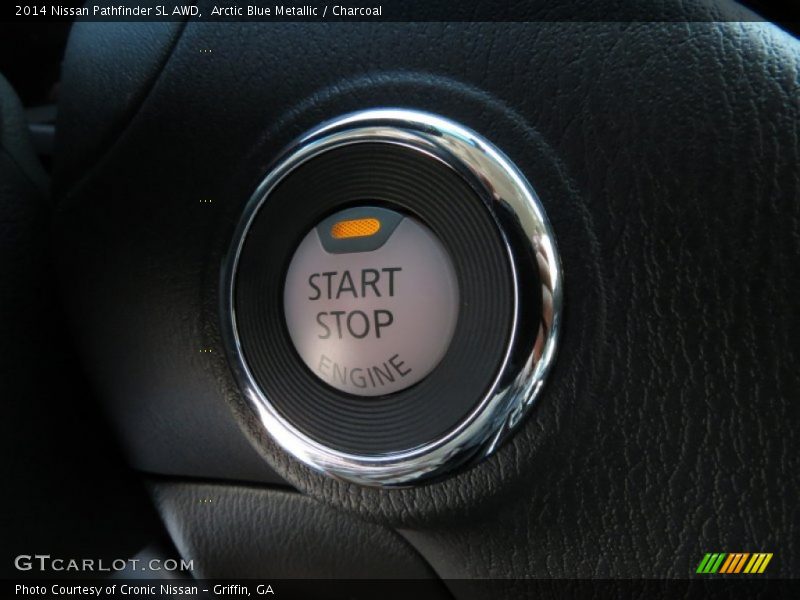 Arctic Blue Metallic / Charcoal 2014 Nissan Pathfinder SL AWD