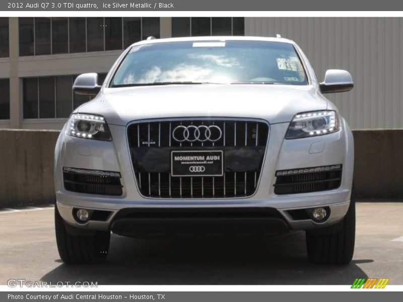 Ice Silver Metallic / Black 2012 Audi Q7 3.0 TDI quattro