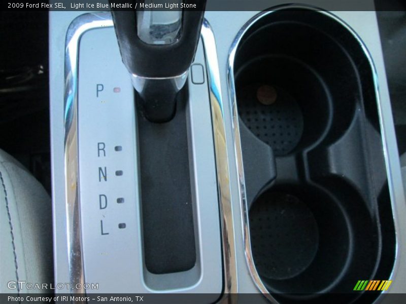 Light Ice Blue Metallic / Medium Light Stone 2009 Ford Flex SEL
