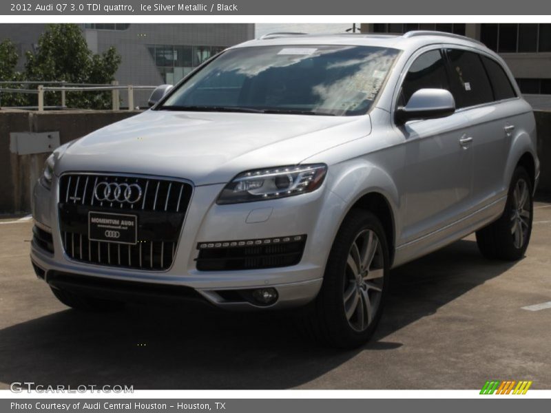 Ice Silver Metallic / Black 2012 Audi Q7 3.0 TDI quattro