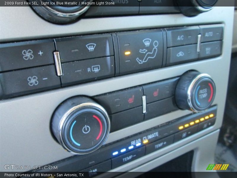 Light Ice Blue Metallic / Medium Light Stone 2009 Ford Flex SEL