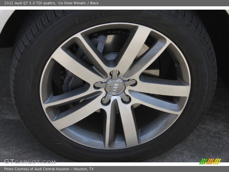 Ice Silver Metallic / Black 2012 Audi Q7 3.0 TDI quattro