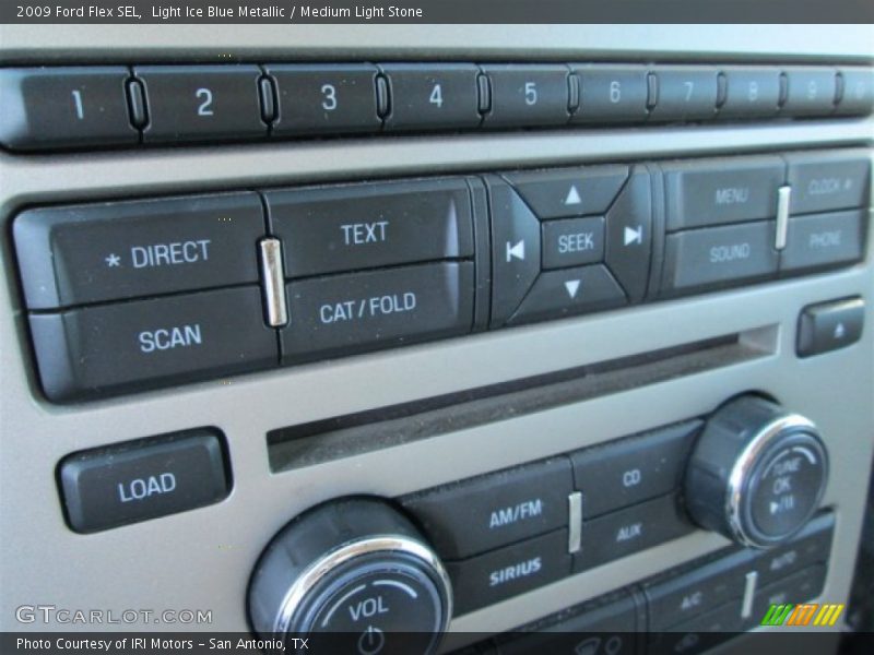 Light Ice Blue Metallic / Medium Light Stone 2009 Ford Flex SEL