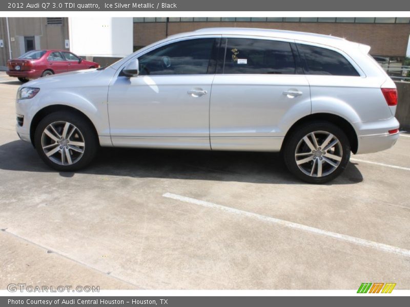Ice Silver Metallic / Black 2012 Audi Q7 3.0 TDI quattro