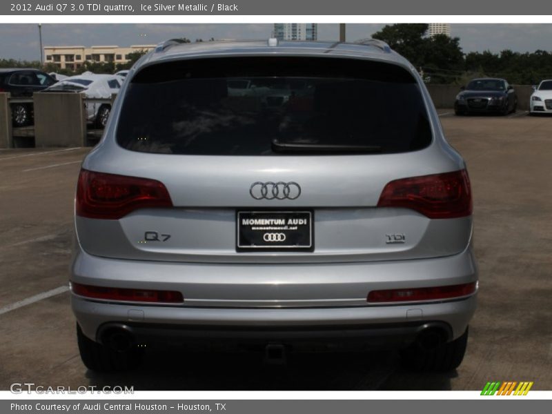 Ice Silver Metallic / Black 2012 Audi Q7 3.0 TDI quattro