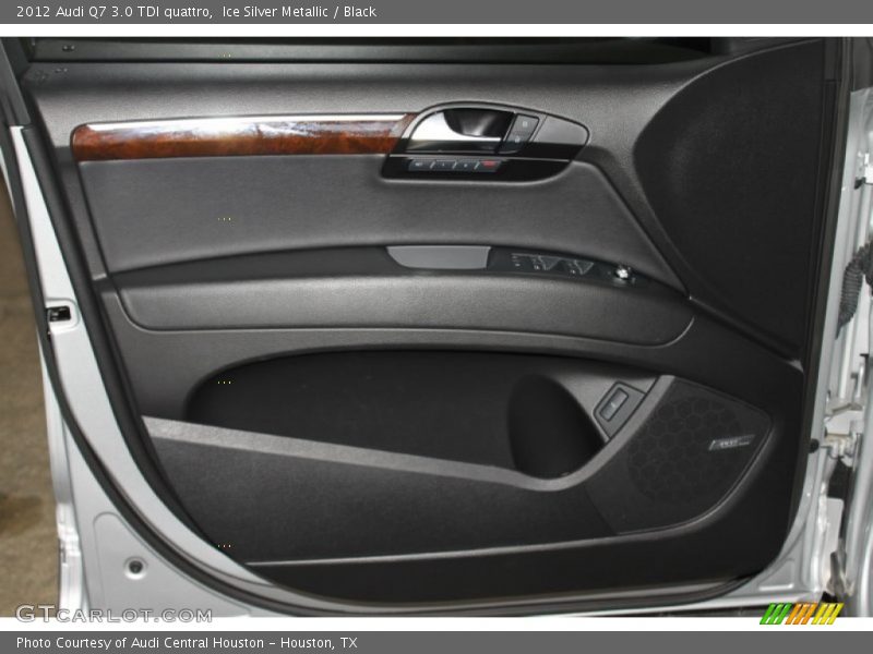 Ice Silver Metallic / Black 2012 Audi Q7 3.0 TDI quattro