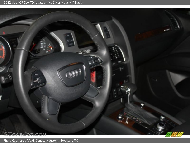 Ice Silver Metallic / Black 2012 Audi Q7 3.0 TDI quattro