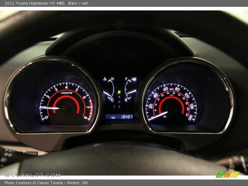  2011 Highlander V6 4WD V6 4WD Gauges