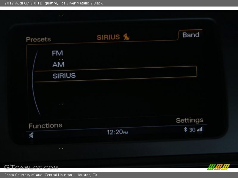 Ice Silver Metallic / Black 2012 Audi Q7 3.0 TDI quattro