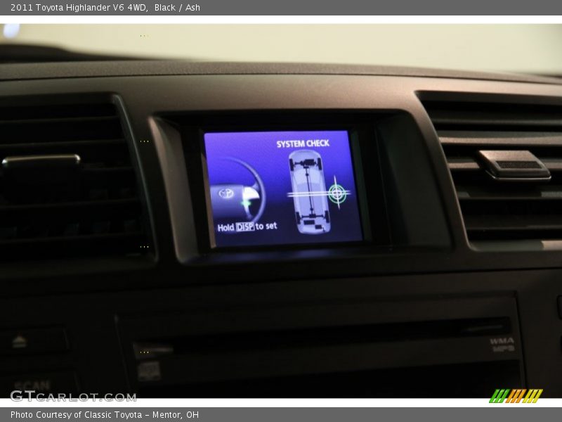 Black / Ash 2011 Toyota Highlander V6 4WD