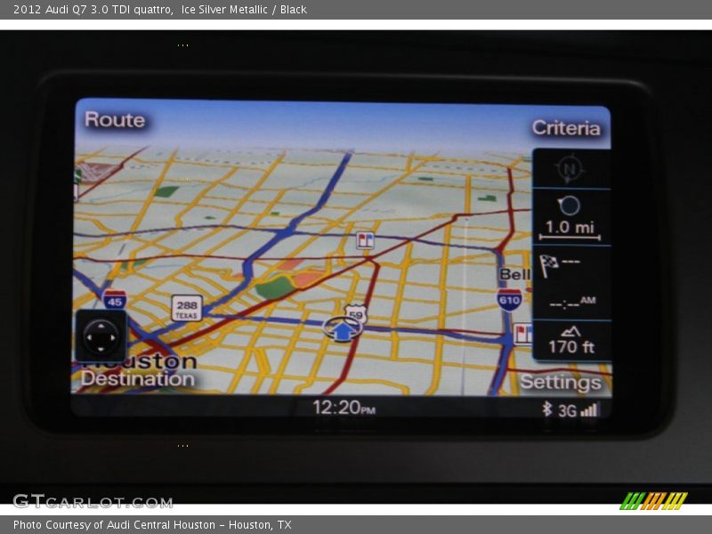 Ice Silver Metallic / Black 2012 Audi Q7 3.0 TDI quattro