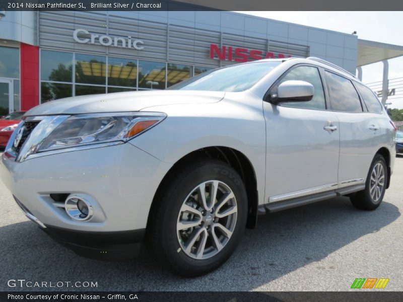 Brilliant Silver / Charcoal 2014 Nissan Pathfinder SL