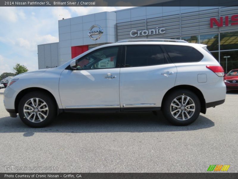 Brilliant Silver / Charcoal 2014 Nissan Pathfinder SL