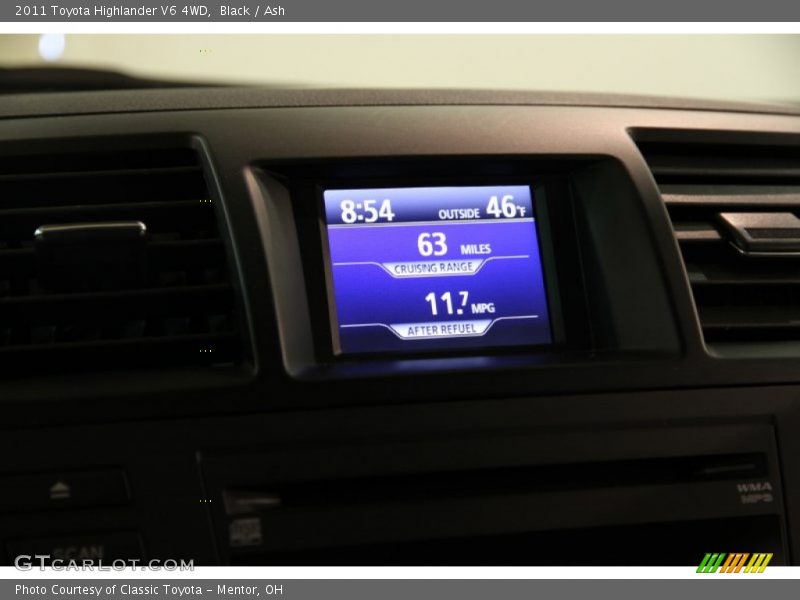 Black / Ash 2011 Toyota Highlander V6 4WD